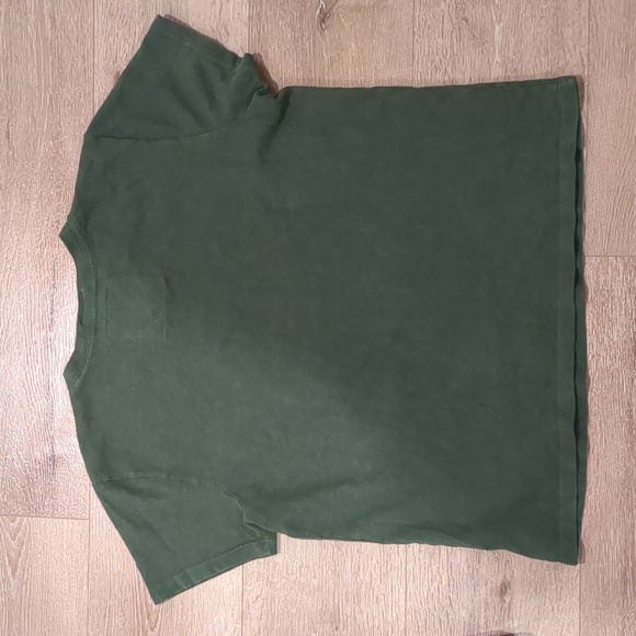 Mother Lowdown Natural High Graphic Green Boxy T-Shirt - Picture 9 of 9